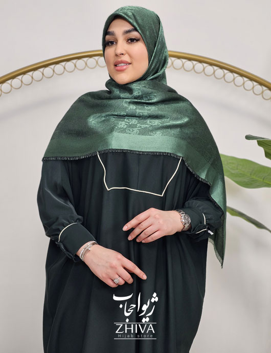 عبا ديبا مغزی دوزی سبز 99 درصد سالم