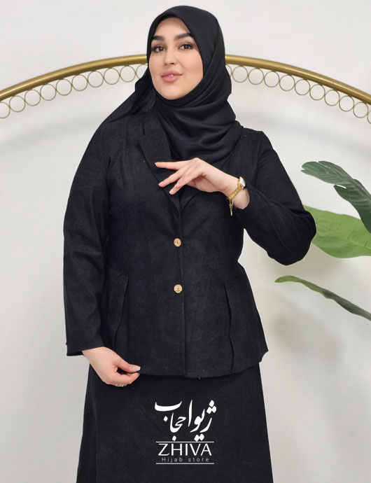 كت و دامن مشكی