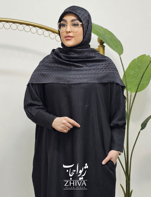 عبای بحرينی مشكی 99 درصد سالم	