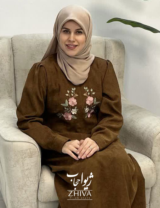 عبای گلدوزی ماری شتری