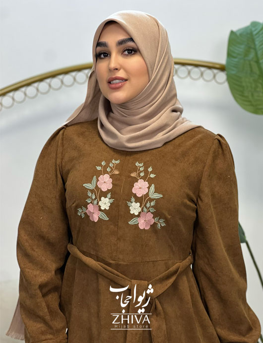عبای گلدوزی ماری شتری
