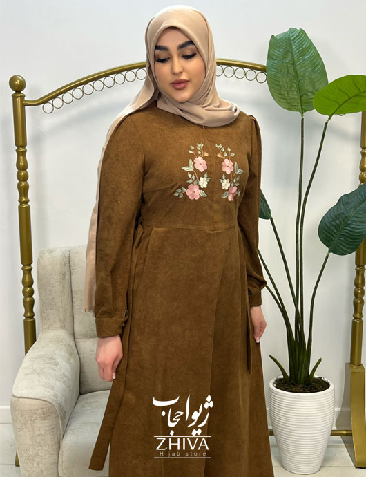 عبای گلدوزی ماری شتری