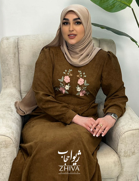 عبای گلدوزی ماری شتری