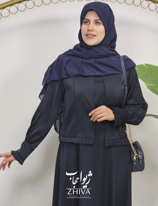 كت و سارافون آذين ساتن جوليا سرمه ای