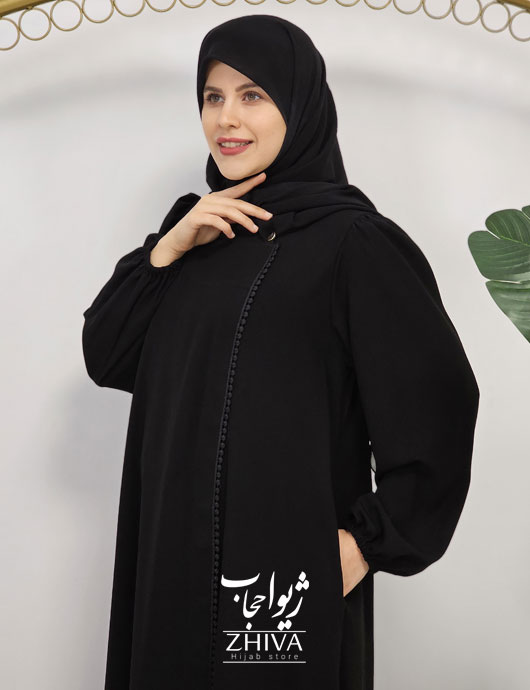 ليست عباهای مشکی کار شده