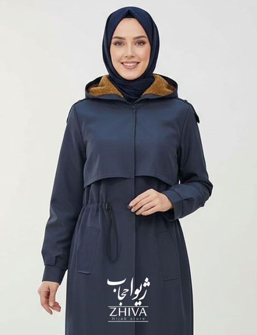 بارانی توکرکی کلاه دار