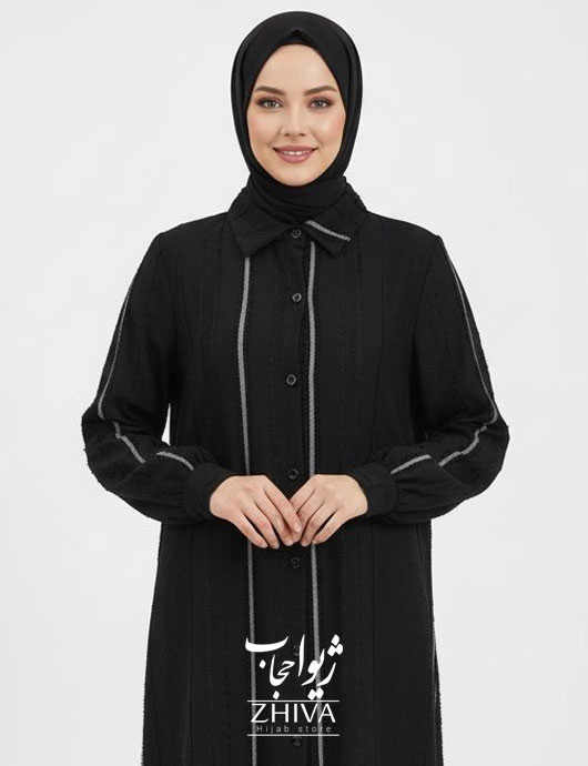 مانتو حرير طرح 2