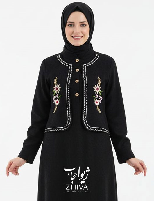 كت و سارافون گيسو مشكی