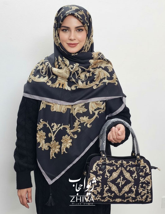 ست كيف و روسری كد 04