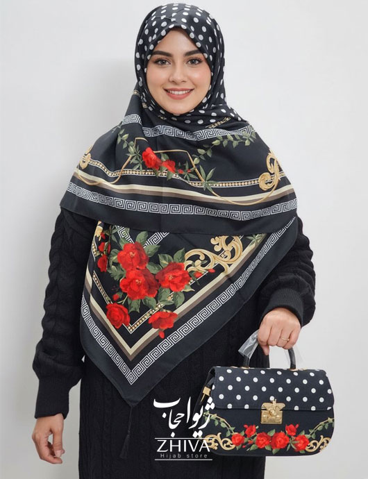 ست كيف و روسری كد 09