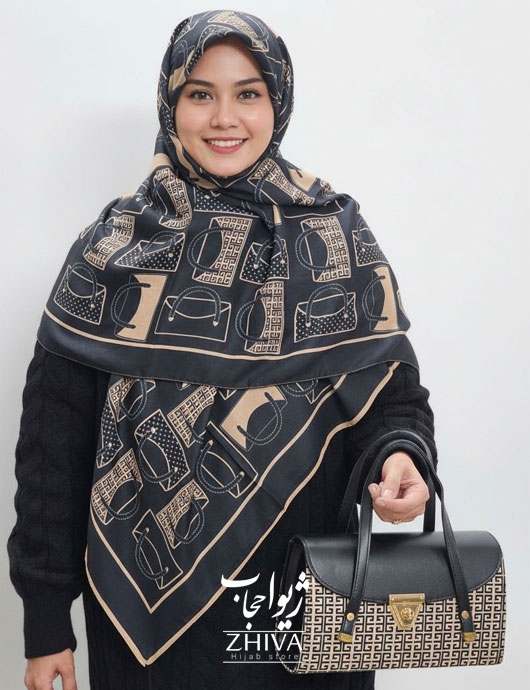 ست كيف و روسری كد 015	