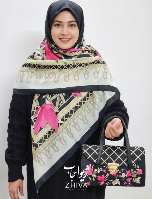 ست كيف و روسری كد 017	
