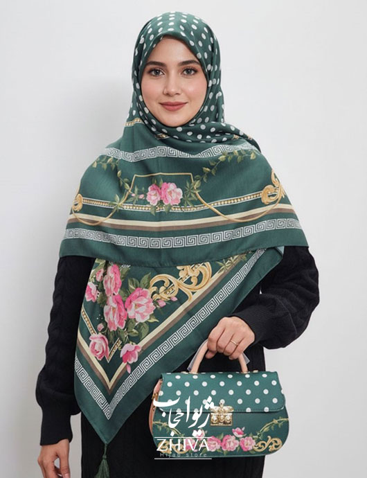 ست كيف و روسری كد 020	
