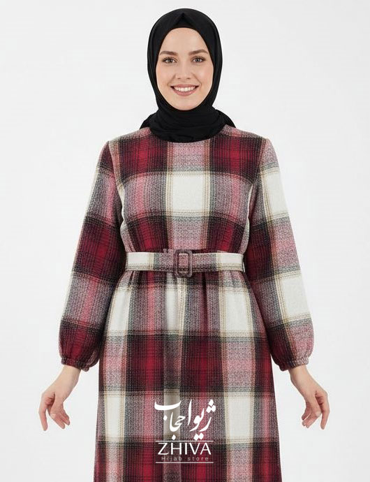 پيراهن چهارخانه پشمی كد 04	