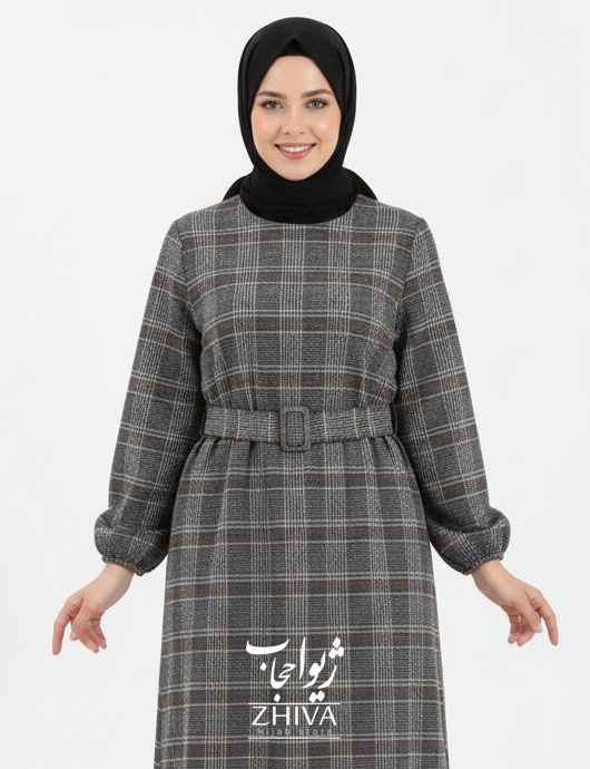 پيراهن چهارخانه پشمی كد 05	
