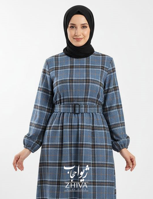 پيراهن چهارخانه پشمی كد 022	