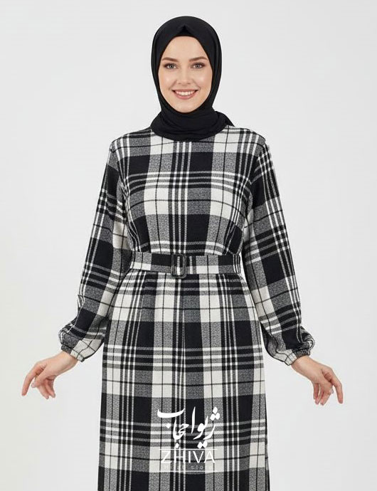 پيراهن چهارخانه پشمی كد 010	