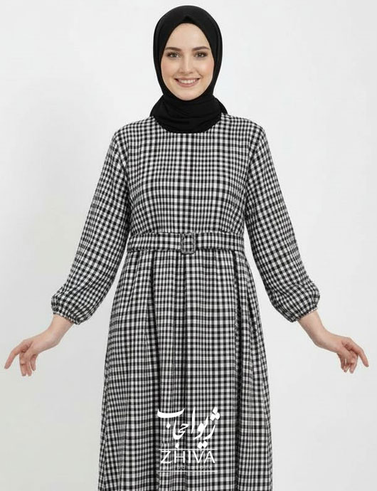 پيراهن چهارخانه پشمی كد 09	