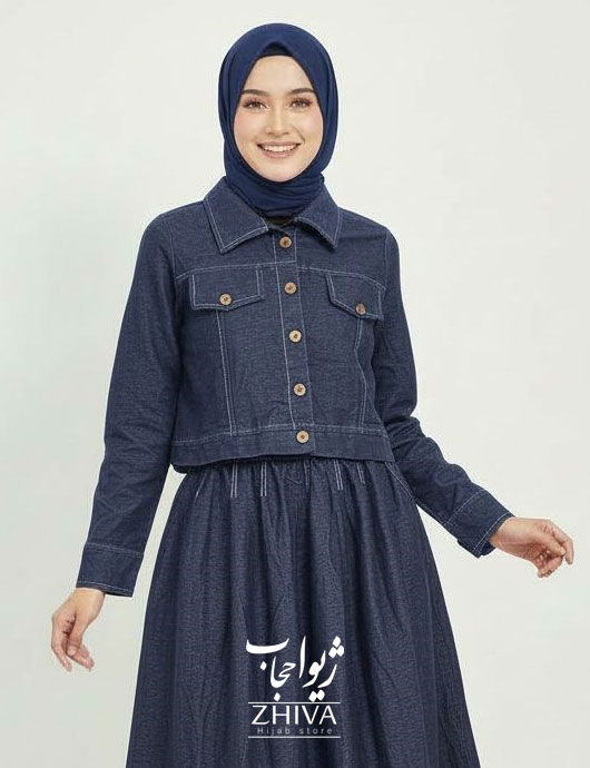 کت و دامن جین كد 01