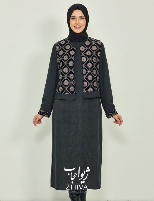 عبا جلیقه سوزن دوزی