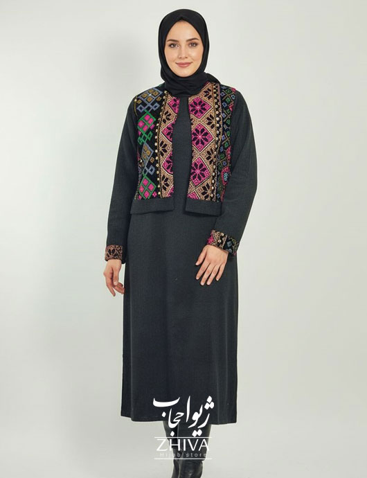 عبا جلیقه سوزن دوزی