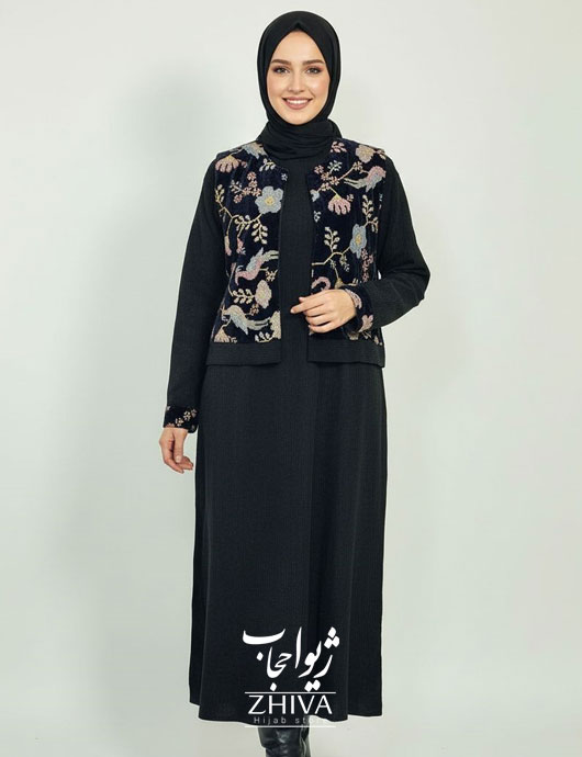 عبا جلیقه سوزن دوزی