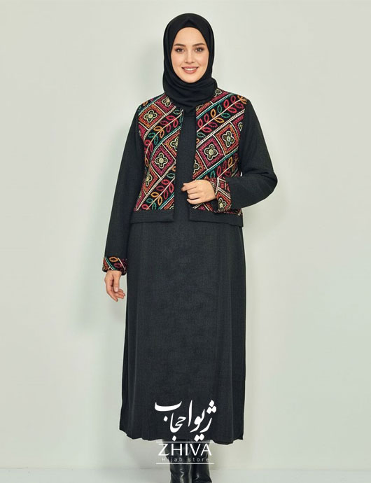 عبا جلیقه سوزن دوزی