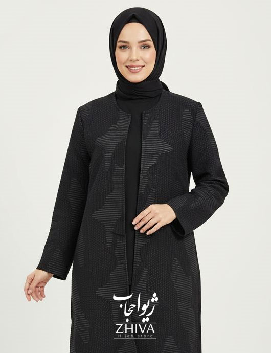 مانتو کتی ژاکارد كد 2