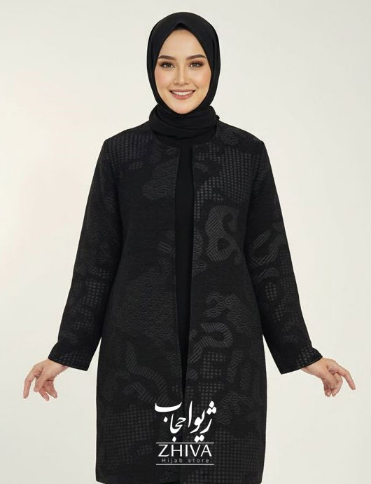 مانتو کتی ژاکارد كد 11