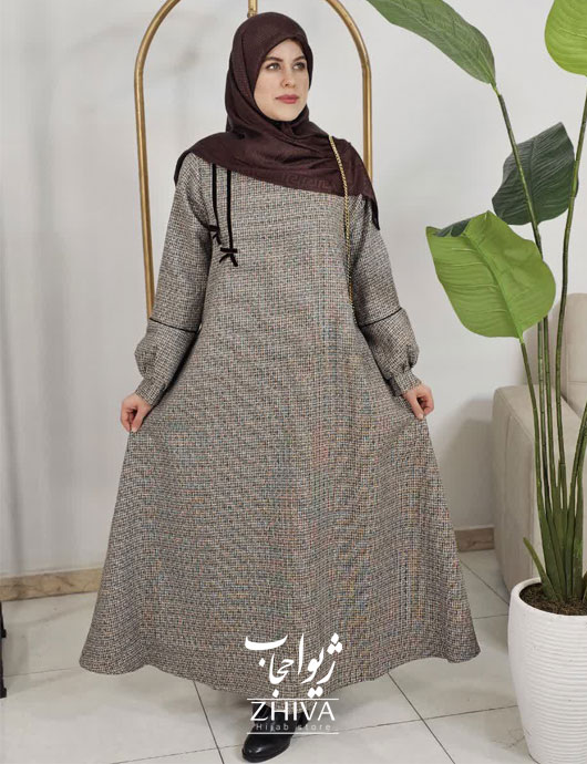 عبای زری بافت پاپیون مخمل