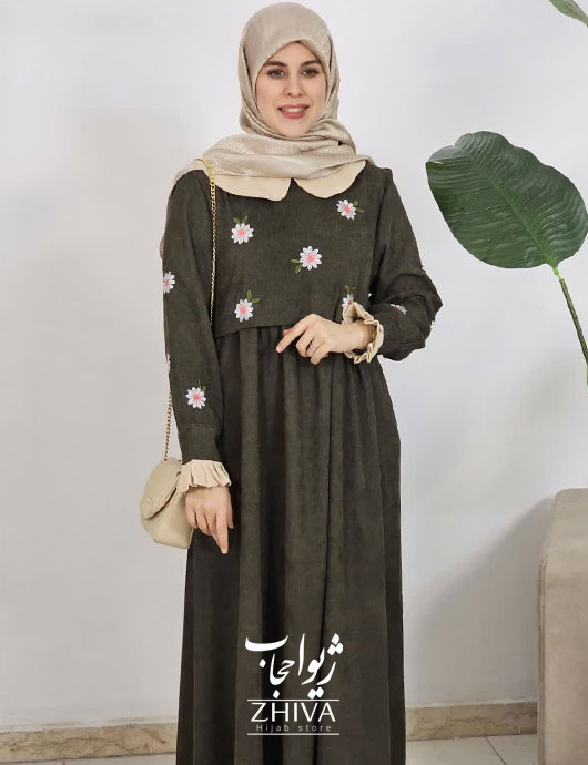 عبای مخمل کبریتی