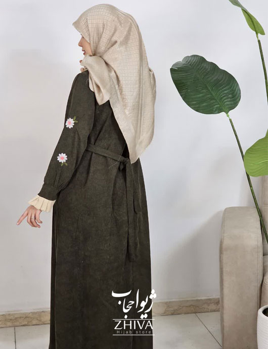 عبای مخمل کبریتی