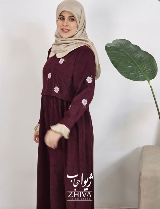 عبای مخمل کبریتی