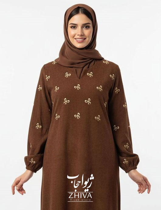 مانتو عبایی پاپيون