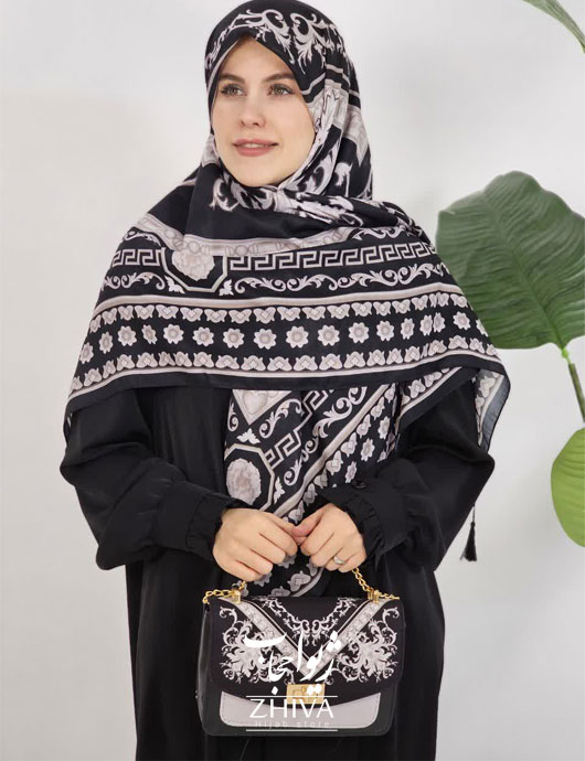 ست كيف و روسری كد 0010