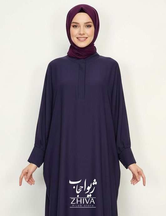 عبای ترنج ساده بنفش كد 2