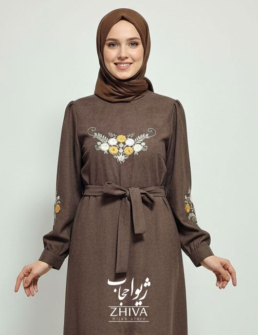 مانتو عبایی گل بانو 