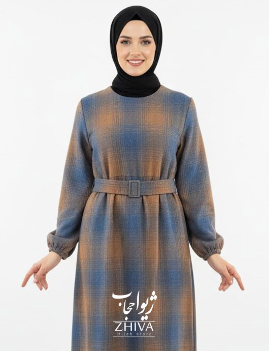 پیراهن چهارخانه پشمی	