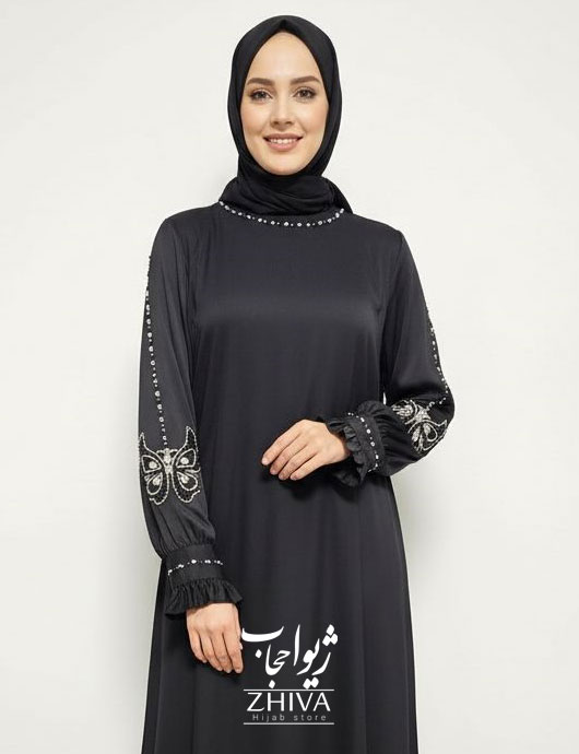 افرا پاپيون و پروانه جواهردوزی
