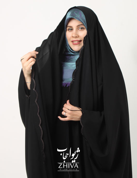 چادر عربی گلدوزی شبنم ندا 