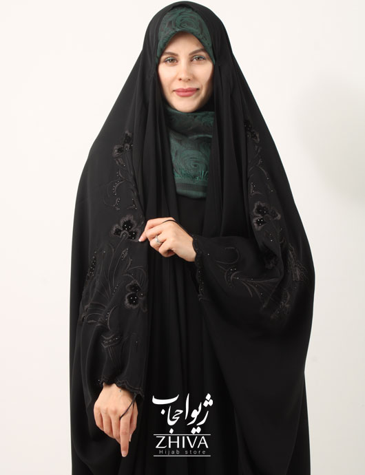 چادر عربی گلدوزی اسليمی ندا	