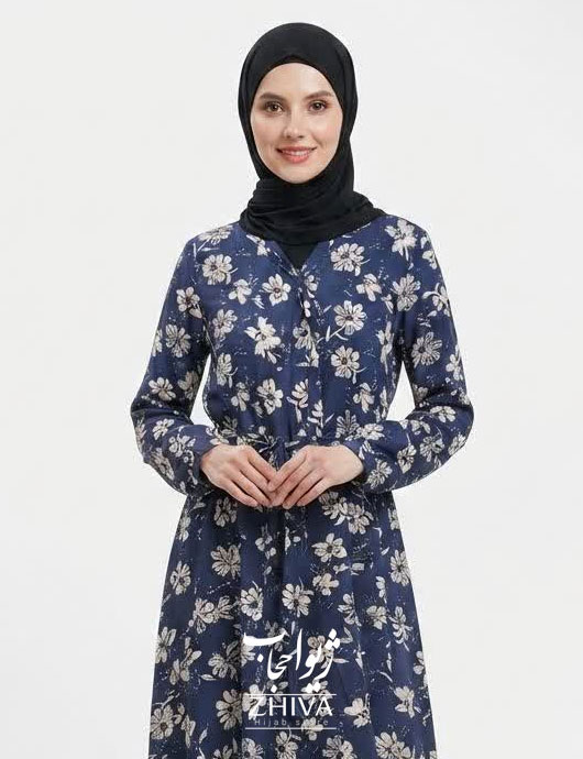 پيراهن ساحلی كلوش فلور كد 18
