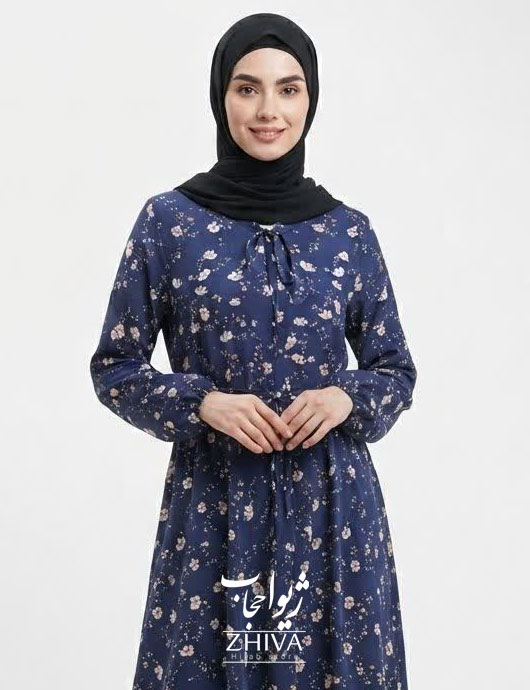 پيراهن ساحلی كلوش فلور كد 23