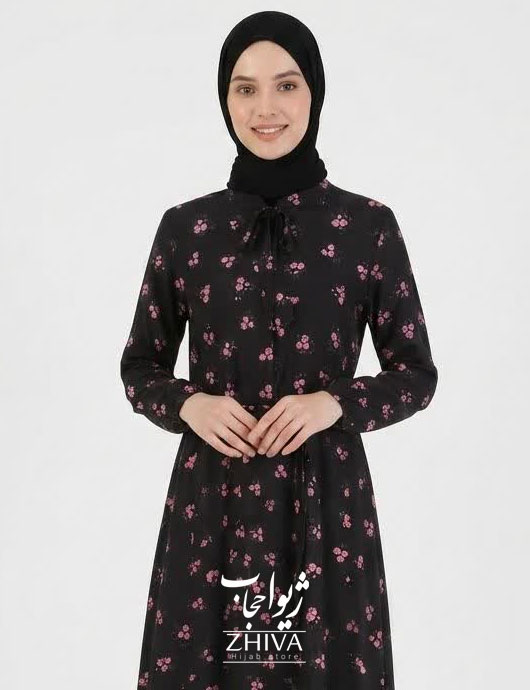 پيراهن ساحلی كلوش فلور كد 24