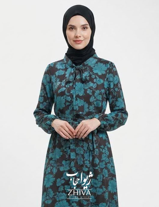 پيراهن ساحلی كلوش فلور كد 35