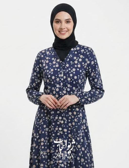پيراهن ساحلی كلوش فلور كد 39