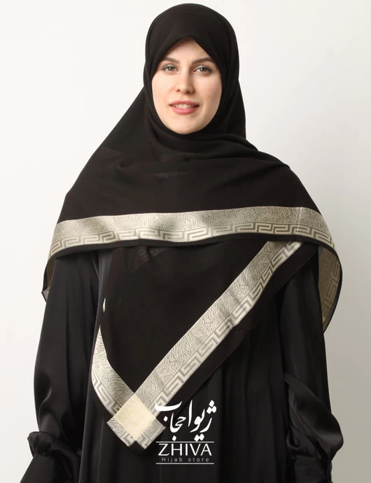 روسری حرير  ترك حاشيه دار قواره 120