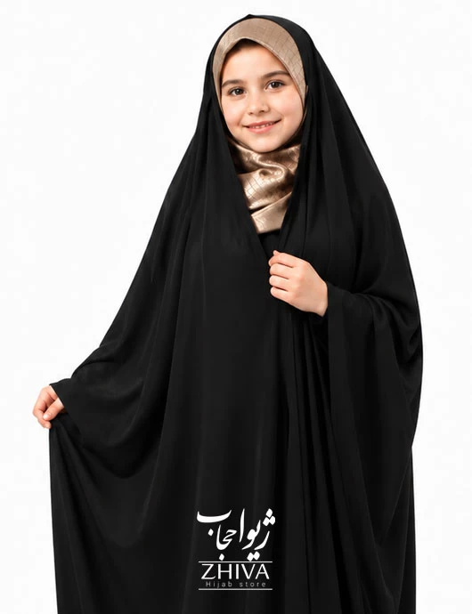 چادر عربی ساده بچگانه