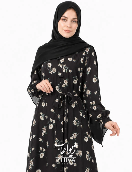 پيراهن ساحلی كلوش فلور كد 34