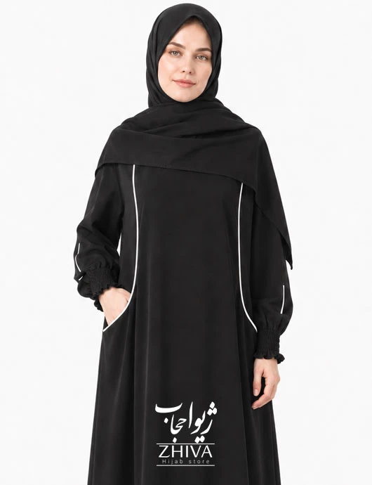 مانتو عبایی ابرو‌بادی  نهال